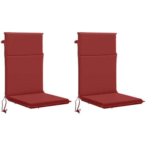 vidaXL Coussin de chaise à dossier haut GEMERT 2 pc 100 % polyester – 426141 – image 3