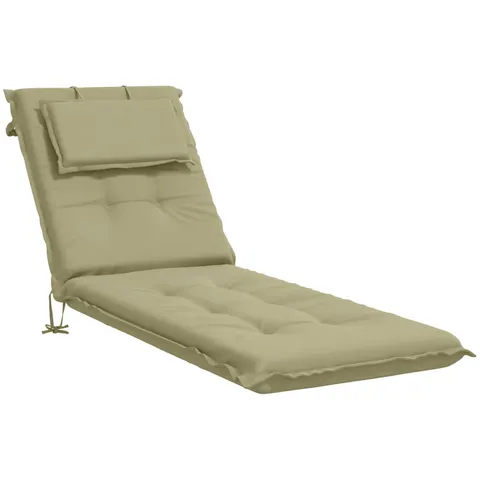 vidaXL Coussin de transat GEMERT 100 % polyester Vert clair – 443582 – image 2