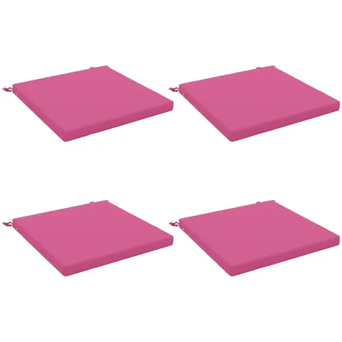 vidaXL Coussins de siège SOEST 4 pc 100 % polyester Rose – 417095 – image 3