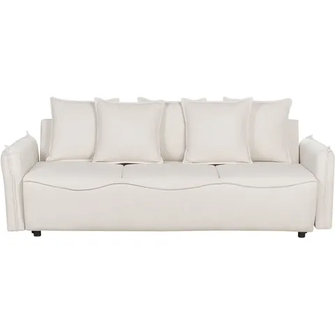 KRAMA - Slaapbank - Gebroken wit - Polyester – afbeelding 2