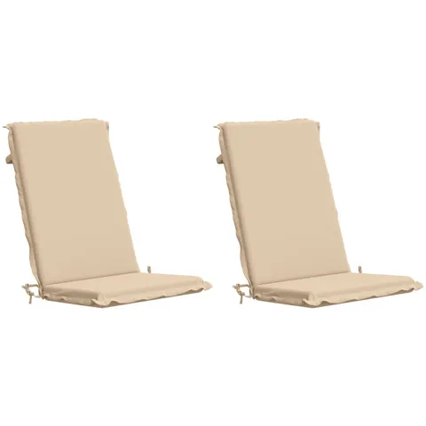 vidaXL Coussin de chaise à dossier haut GEMERT 2 pc 100 % polyester – 427377 – image 3