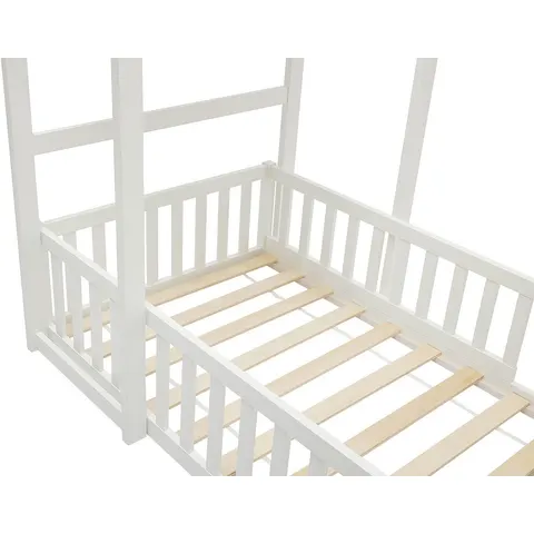 Vente-unique Hutbed hout wit 90 x 190 cm – 178739 – afbeelding 2