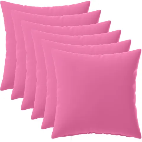 vidaXL Coussin 6 pc HEERLEN Rose 50 x 50 cm Polyester – image 2