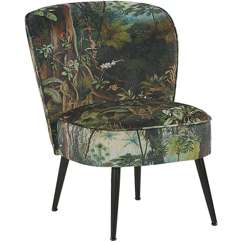 VOSS - Fauteuil - Donkergroen - Polyester – afbeelding 2
