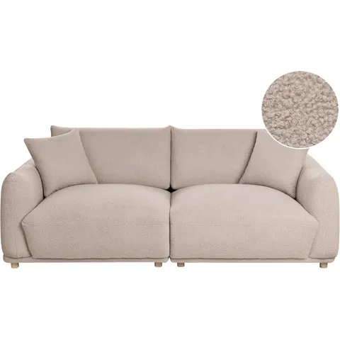 JUBEK - Driezitsbank - Beige - Bouclé – afbeelding 2