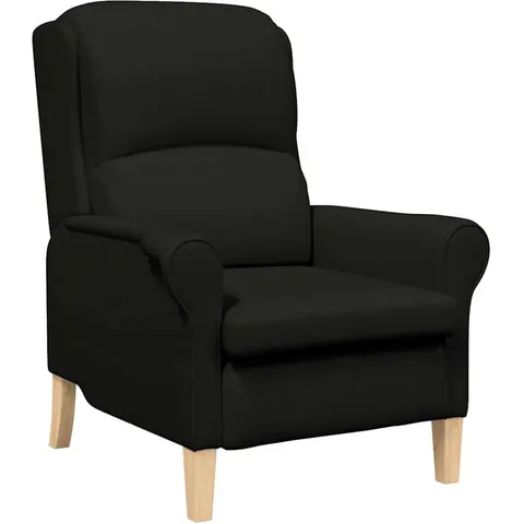 vidaXL fauteuil Noir tissu – 290878 – image 2