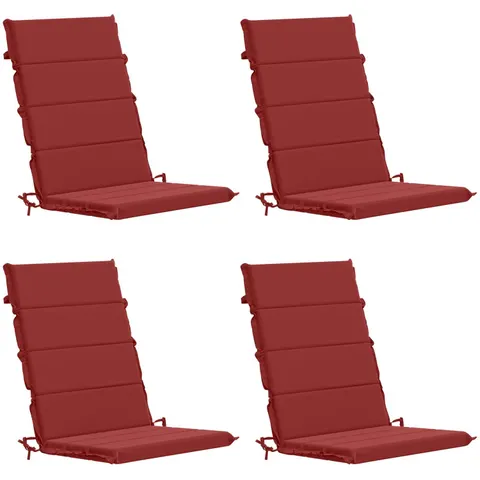 vidaXL Coussin de chaise à dossier haut GEMERT 4 pc 100 % polyester – 429630 – image 2
