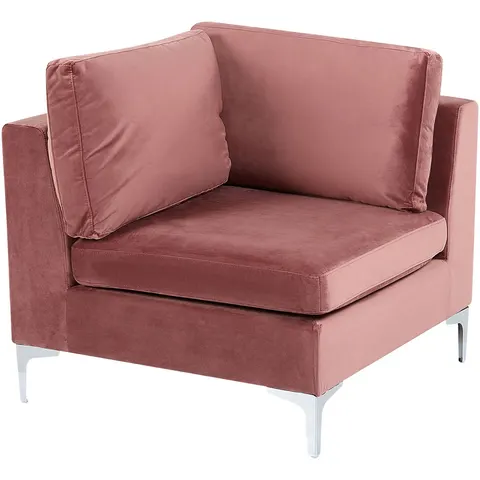 EVJA - Hoekstuk - Roze - Fluweel – afbeelding 2