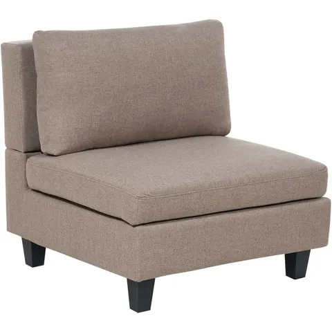 UNSTAD - Fauteuil - Bruin - Polyester – afbeelding 2