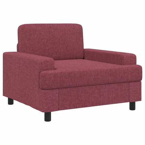 vidaXL Fauteuil Bordeaux Tissu – 591061 – image 2