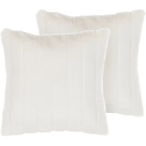 PUMILA - Sierkussen set van 2 - Wit - Polyester – afbeelding 2
