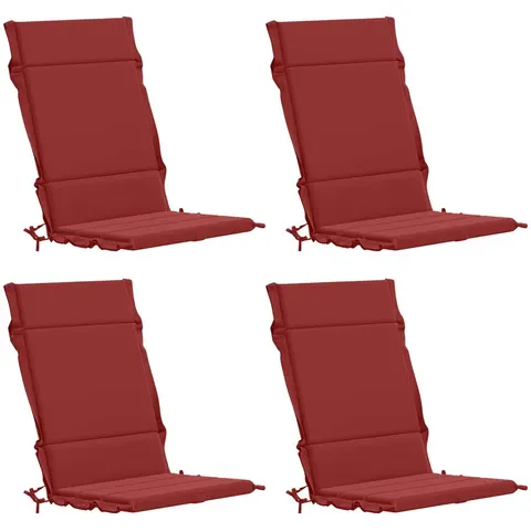 vidaXL Coussin de chaise à dossier haut GEMERT 4 pc 100 % polyester – 432821 – image 2
