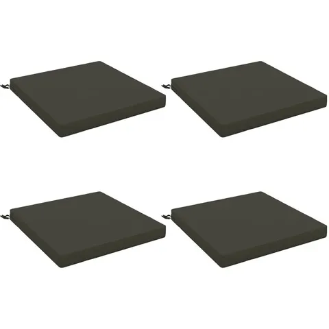 vidaXL Coussins de siège SOEST 4 pc 100 % polyester Anthracite – 415633 – image 2