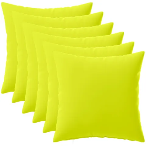 vidaXL Coussin 6 pc HEERLEN Vert vif. 30 x 30 cm Polyester – image 2