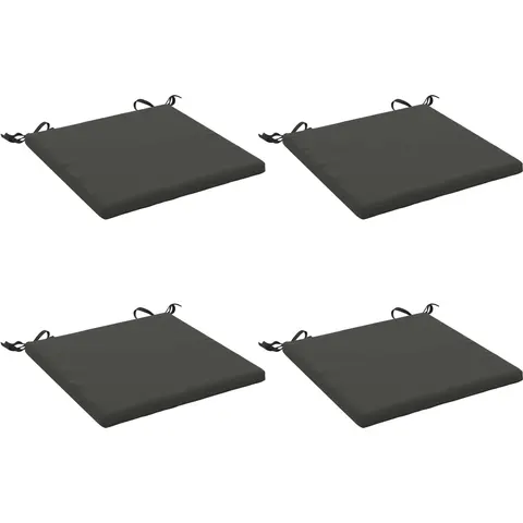 vidaXL Coussins de siège SOEST 4 pc 100 % polyester Anthracite – 412663 – image 2