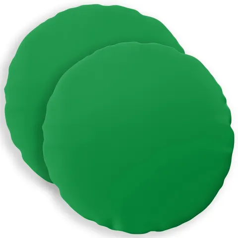 vidaXL Coussin 2 pc HEERLEN Vert Ø 30 cm Polyester – image 2