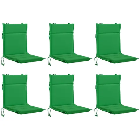 vidaXL Coussin de chaise à dossier bas GEMERT 6 pc 100 % polyester – 433460 – image 3
