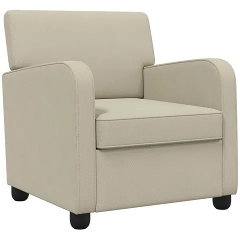 vidaXL Fauteuil Sable Velours – image 2