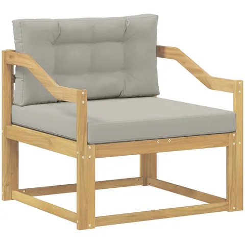 vidaXL Sofa de milieu extérieur Polyester Blanc – 650539 – image 2