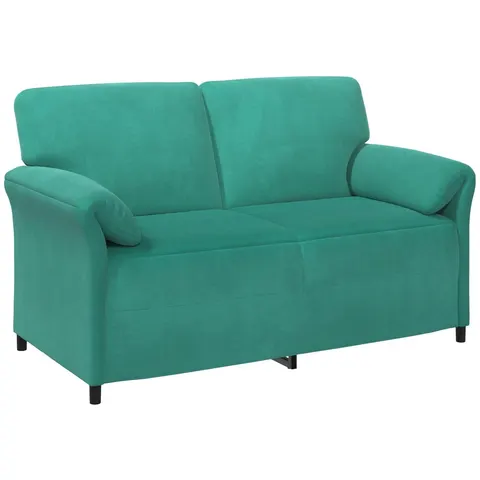 vidaXL Sofa 2 places Turquoise Velours – 788992 – image 2