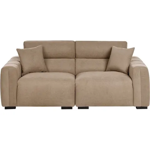 FAUSKAN - Driezitsbank - Lichtbruin - Polyester – afbeelding 2