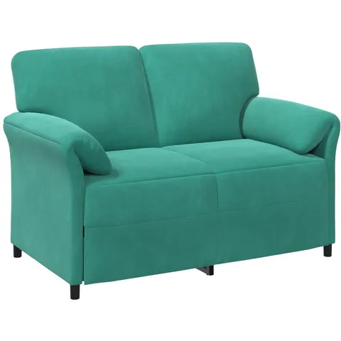 vidaXL Sofa 2 places Turquoise Velours – 788855 – image 2