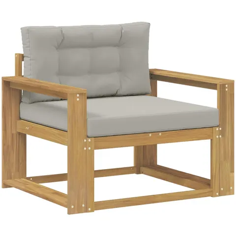vidaXL Sofa de milieu extérieur Polyester Blanc – 650430 – image 2