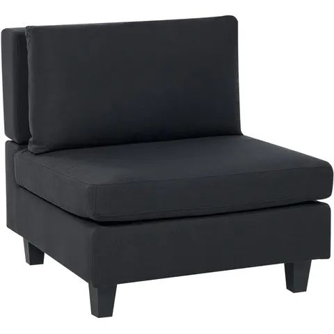 UNSTAD - Fauteuil - Zwart - Polyester – afbeelding 2