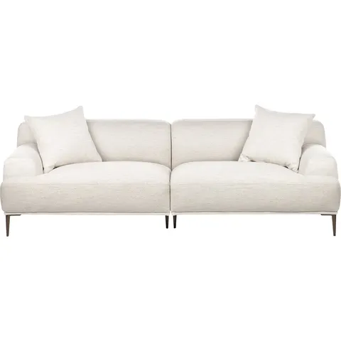 MATILA - Driezitsbank - Lichtbeige - Polyester – afbeelding 2