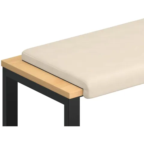 vidaXL Coussin de banc Microfibre Beige Profondeur 35 cm – 607304 – image 2