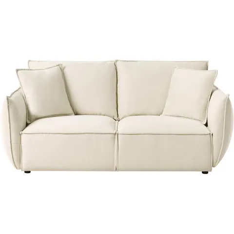 KUNES - Driezitsbank - Lichtbeige - Polyester – afbeelding 2