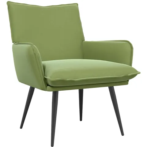 vidaXL Fauteuil Vert clair Velours – 855100 – image 2