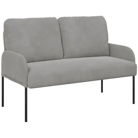 vidaXL Canapés avec coussin 110cm Gris clair Contreplaqué – 340213 – image 2