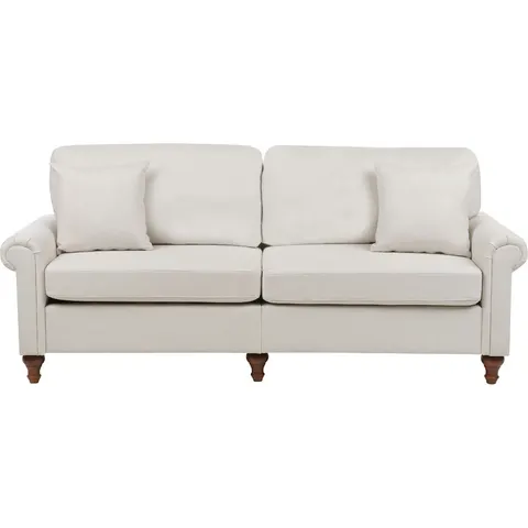 GINNERUP - Driezitsbank - Lichtbeige - Polyester – afbeelding 2