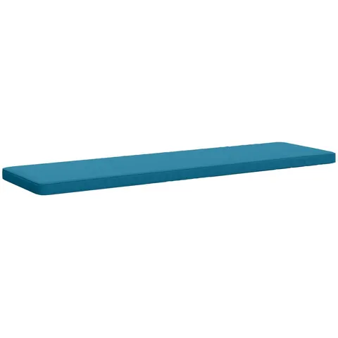 vidaXL Coussin de banc 1 pièce VUGHT 100 % polyester Bleu clair – 490975 – image 3