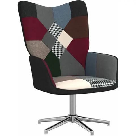 vidaXL Chaise de relaxation Patchwork Tissu – 425725 – image 2