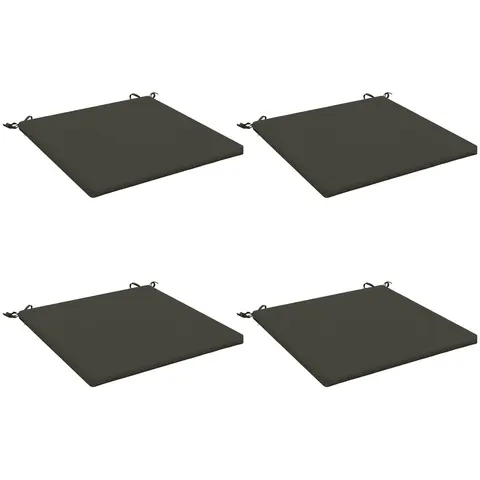 vidaXL Coussins de siège SOEST 4 pc 100 % polyester Anthracite – 417958 – image 2