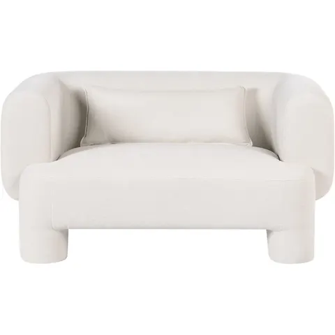 HOGBO - Tweezitsbank - Wit - Polyester – afbeelding 2