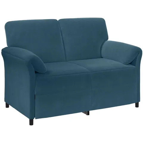 vidaXL Sofa 2 places Bleu Velours – 788848 – image 2