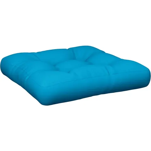 vidaXL Coussin de palette bleu tissu – image 3
