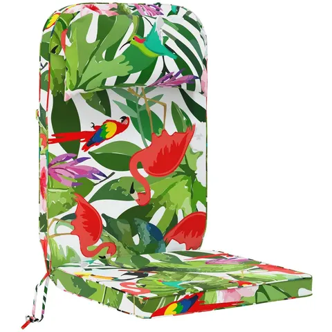 vidaXL Coussin de chaise Adirondack 100 % polyester Multicolore – image 3