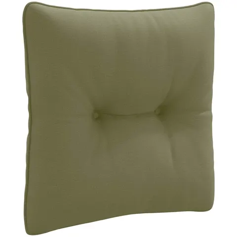 vidaXL Coussin de dos PUTTEN 100 % polyester Vert olive – 438939 – image 3