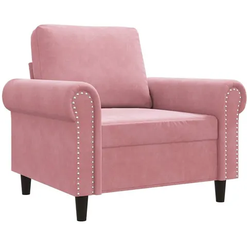 vidaXL Fauteuil Rose 60 cm Velours – 135970 – image 2