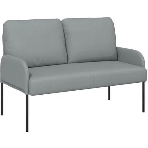vidaXL Canapés avec coussin 110cm Gris clair Contreplaqué – 340121 – image 2