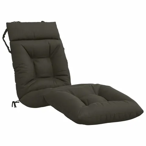 vidaXL Coussin de transat VIANEN 100 % polyester Anthracite – 507420 – image 2