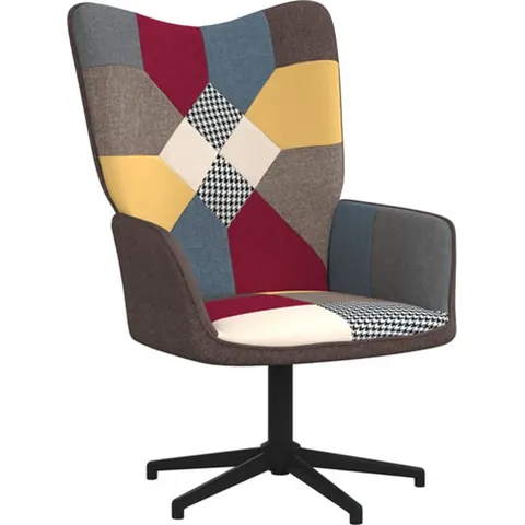 vidaXL Chaise de relaxation Patchwork Tissu – 425589 – image 2