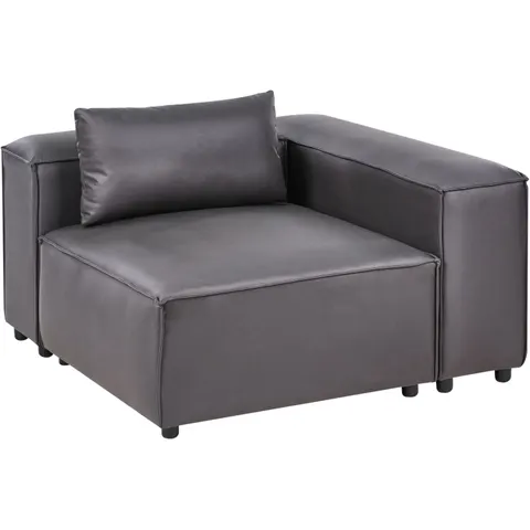 BRANDE - Hoekmodule - Zwart - Polyester – afbeelding 2