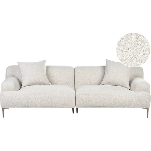 MATILA - Driezitsbank - Gebroken wit - Bouclé – afbeelding 2