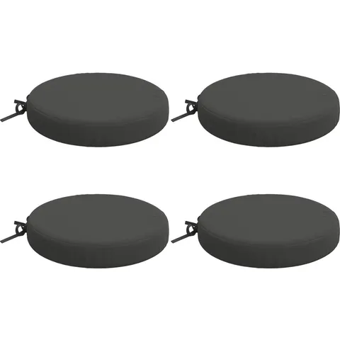 vidaXL Coussins de siège SOEST 4 pc 100 % polyester Anthracite – 431510 – image 2