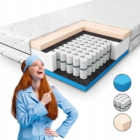 Pan Materac Solid Support Matras 80x200 - Stevig Pocketvering Matras – afbeelding 2